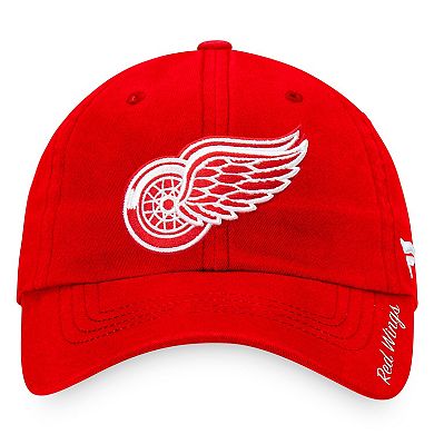 Women's Fanatics Branded Red Detroit Red Wings Core Primary Logo Adjustable Hat