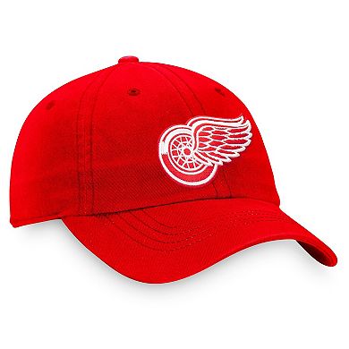 Women's Fanatics Branded Red Detroit Red Wings Core Primary Logo Adjustable Hat