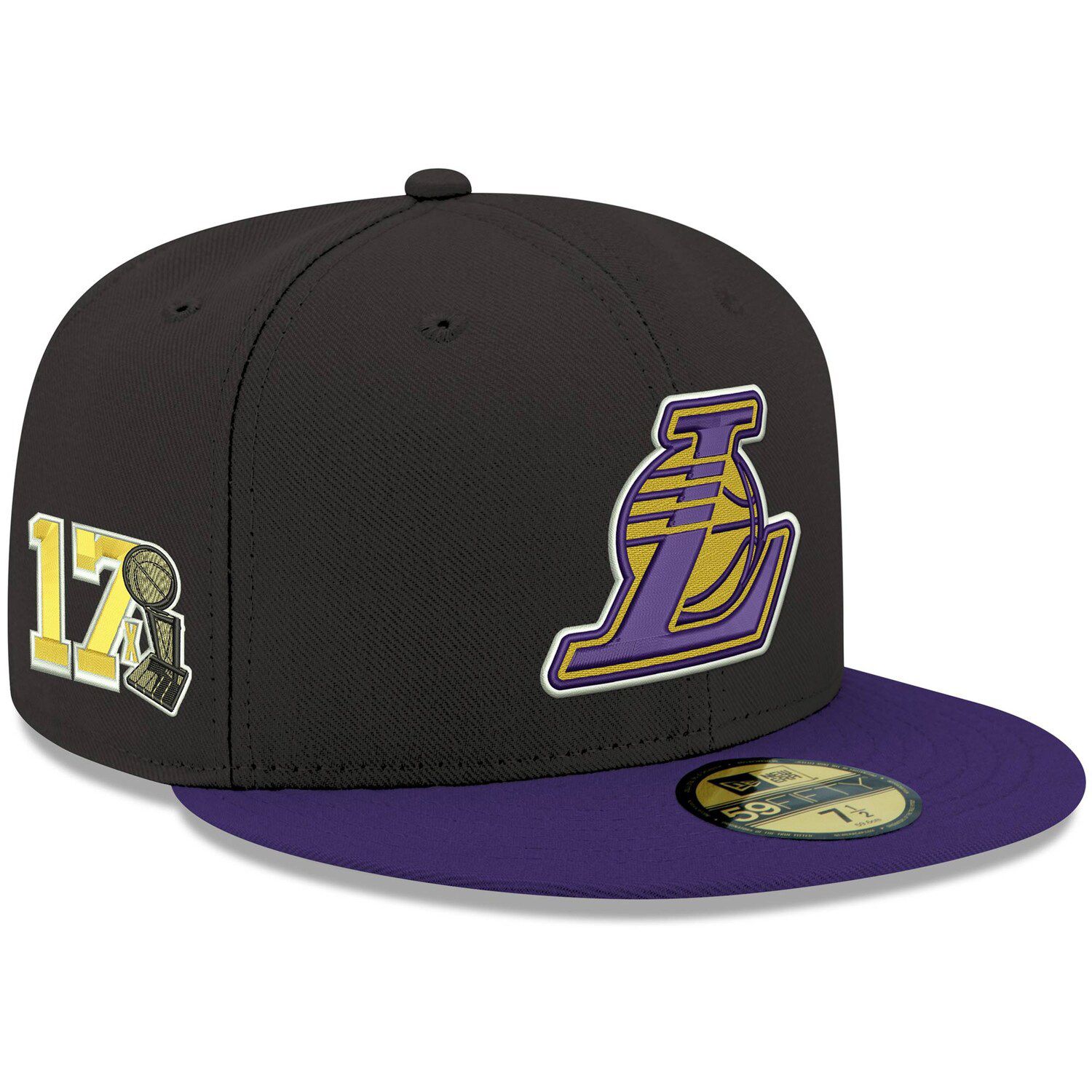 LA Lakers Light Fantasy Purple 59FIFTY Fitted Cap