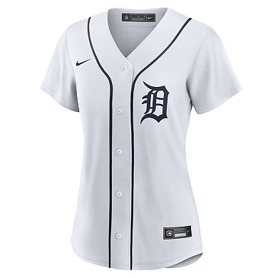 Women's Nike White Detroit Tigers Home Replica Team Jersey