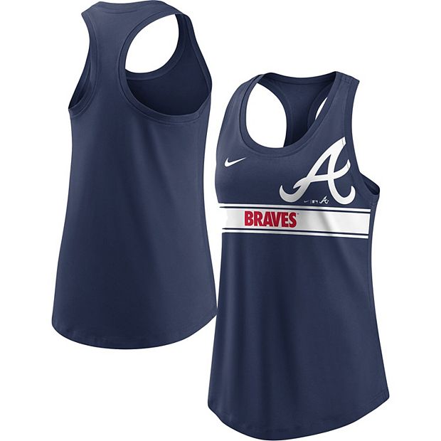 Nike Women's Atlanta Braves Navy Pride V-Neck T-Shirt