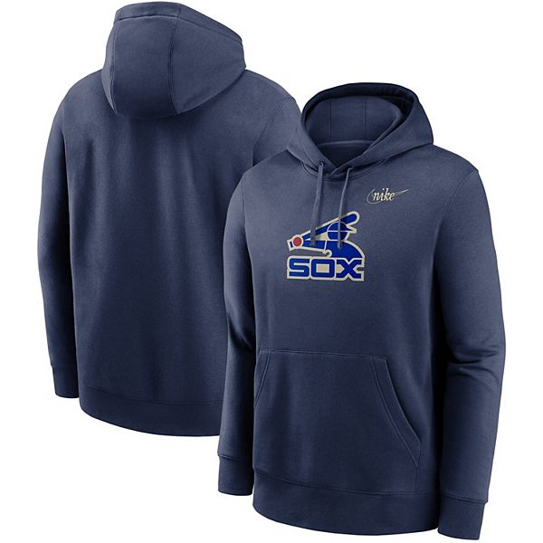 Men's Nike Navy Chicago White Sox Cooperstown Mashup Logo Club Pullover ...