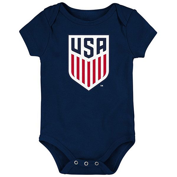 US Soccer Infant Primary Logo Bodysuit Navy