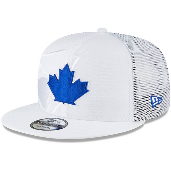 Men S New Era White Toronto Blue Jays Elements Trucker 9fifty Snapback Hat