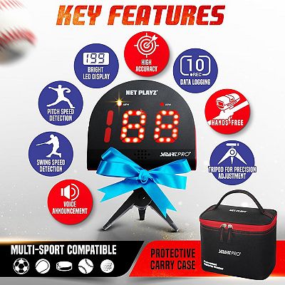 Net Playz Baseball Speed Radar Training Equipment