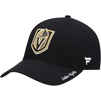 Women's Fanatics Branded Black Vegas Golden Knights Core Primary Logo Adjustable Hat
