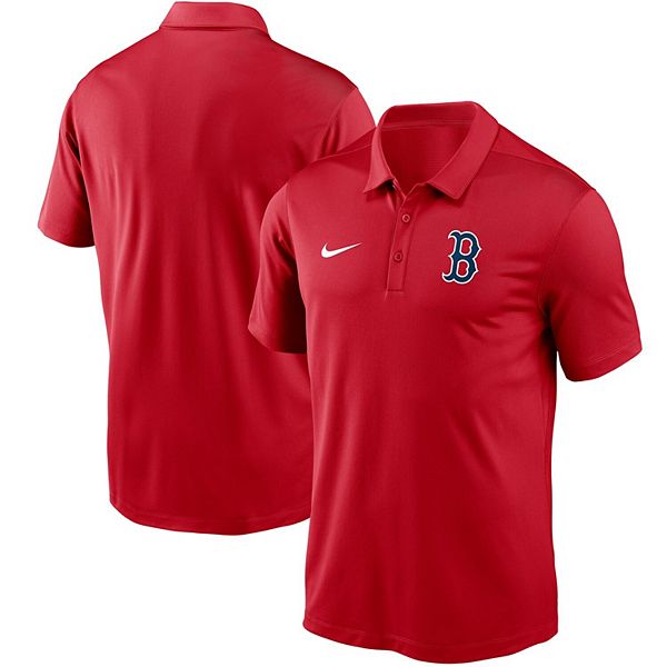 Men's Nike Red Boston Red Sox Logo Franchise Performance Polo