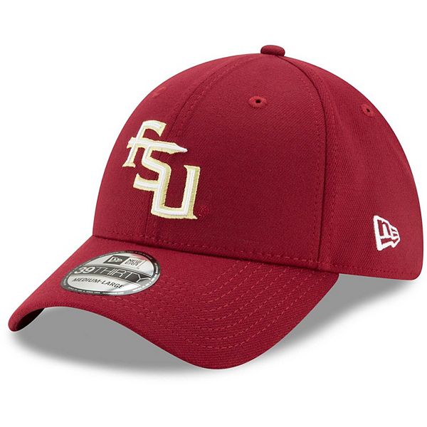 Men's New Era White Florida State Seminoles Campus Preferred 39THIRTY Flex  Hat