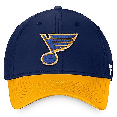 Men's Fanatics Branded Navy St. Louis Blues Core Primary Logo Flex Hat