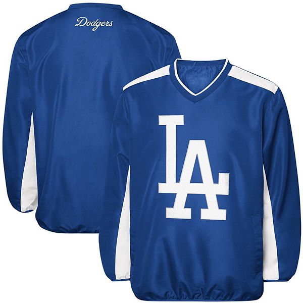 Los Angeles Dodgers G-III Sports by Carl Banks Progression V-Neck Pullover  Jacket - Royal