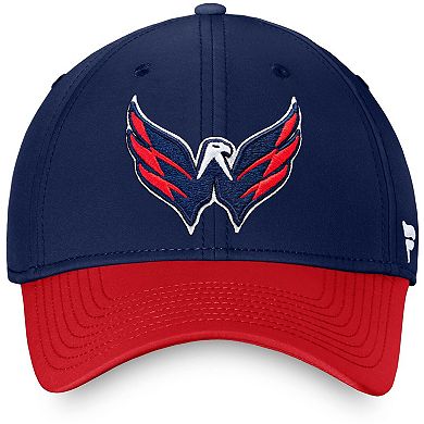 Men's Fanatics Branded Navy Washington Capitals Core Primary Logo Flex Hat