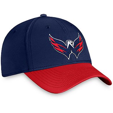 Men's Fanatics Branded Navy Washington Capitals Core Primary Logo Flex Hat