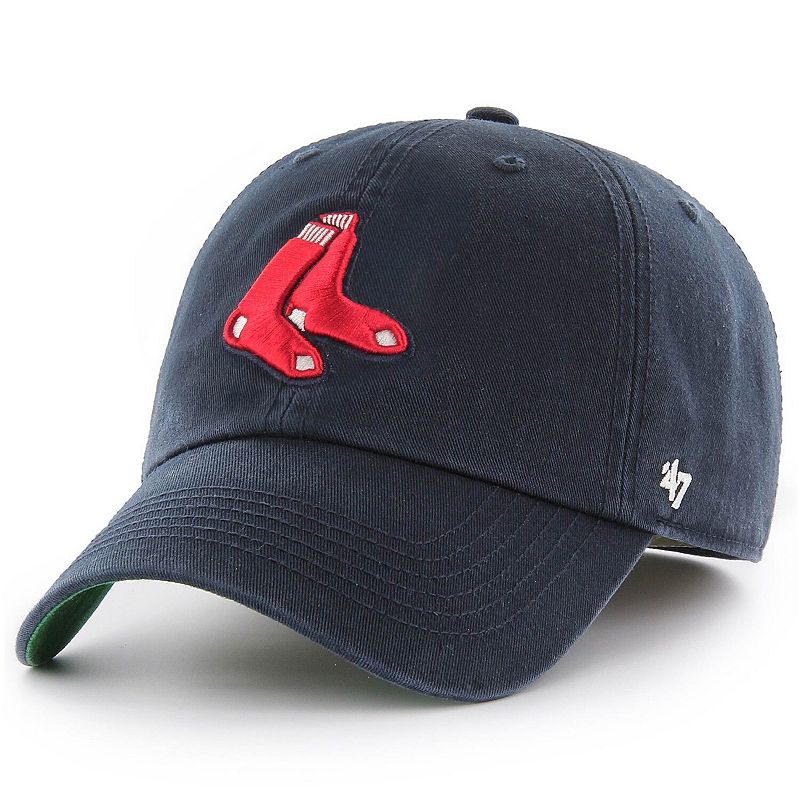 UPC 040000000044 product image for Men's '47 Navy Boston Red Sox Alternate Team Franchise Fitted Hat, Size: 2XL, Bl | upcitemdb.com