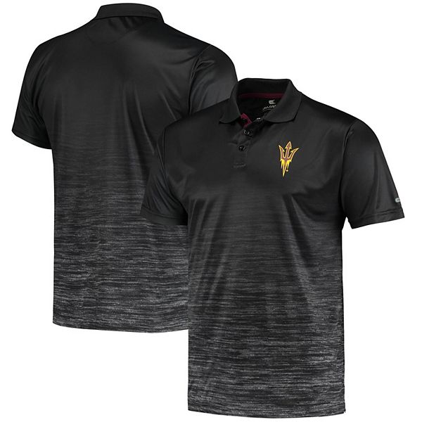 Men s Colosseum Black Arizona State Sun Devils Marshall Polo