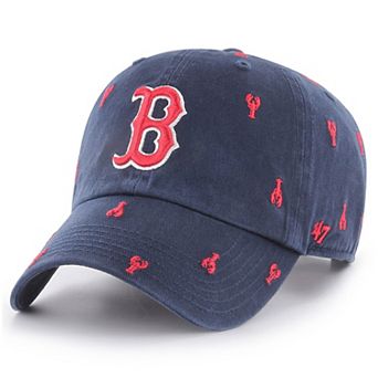 Women's '47 Navy Boston Red Sox Confetti Clean Up Adjustable Hat