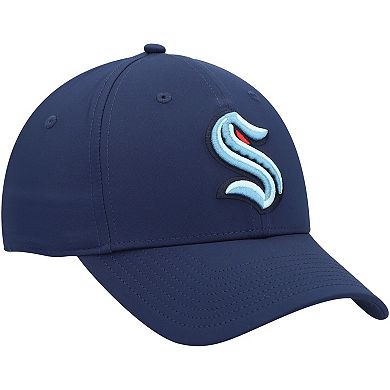 Men's Fanatics Branded Navy Seattle Kraken Core Primary Logo Flex Hat