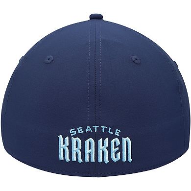 Men's Fanatics Branded Navy Seattle Kraken Core Primary Logo Flex Hat