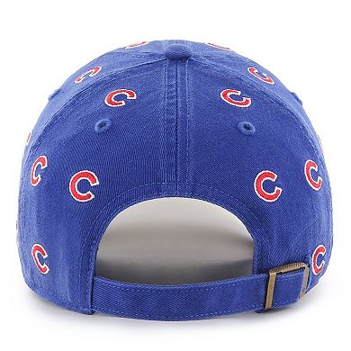 Women's '47 Royal Chicago Cubs Confetti Clean Up Adjustable Hat