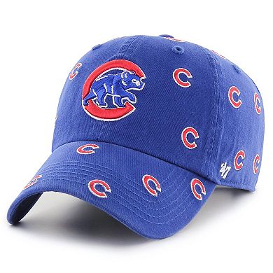 Women's '47 Royal Chicago Cubs Confetti Clean Up Adjustable Hat