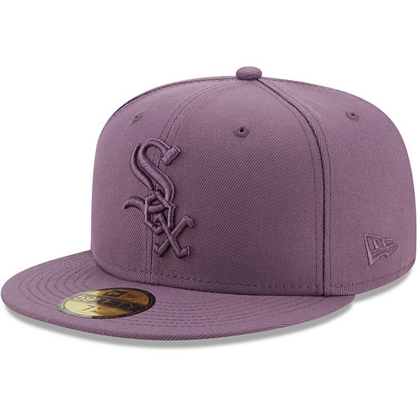 Chicago White Sox New Era 59Fifty Fitted Hat (Team Color Pink Under Brim)