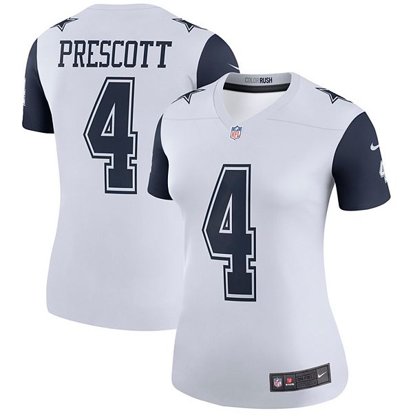 DALLAS COWBOYS DAK PRESCOTT NAME/NUMBER 4 ADULT MEDIUM (M) 2-SIDED NIKE  T-SHIRT