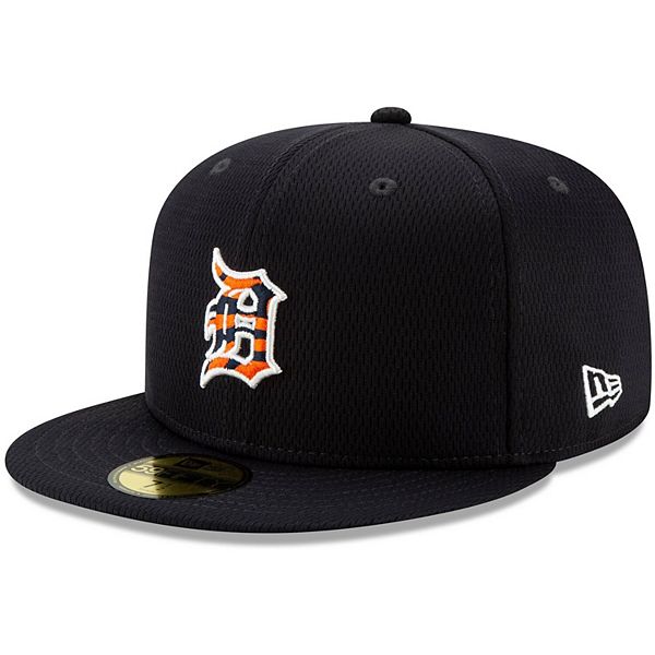 Detroit Tiger New Era 5950 Batting Practice Fitted Hat - Home - White