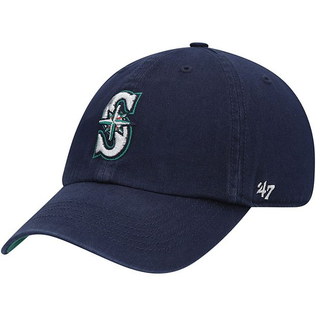 Men's '47 Navy Seattle Mariners Team Franchise Fitted Hat