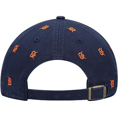 Women's '47 Navy Detroit Tigers Confetti Clean Up Adjustable Hat