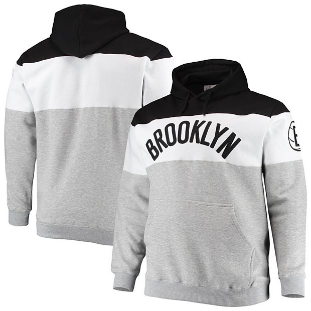 Brooklyn Nets Gray & Black T-shirt Cotton Blend Mens XLT