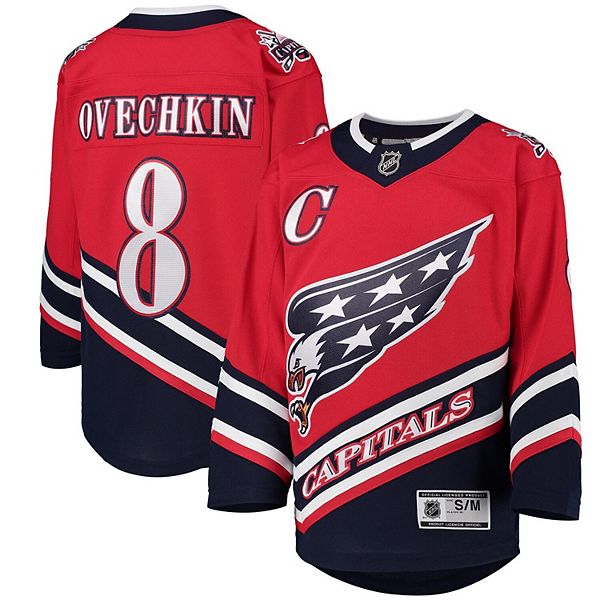 Girls Youth Alexander Ovechkin White Washington Capitals Fashion Player  Jersey