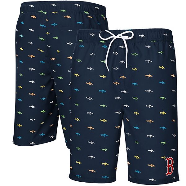 Mens G Iii Sports By Carl Banks Navy Boston Red Sox Anchor Swim Trunks 