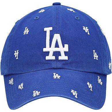 Women's '47 Royal Los Angeles Dodgers Confetti Clean Up Adjustable Hat