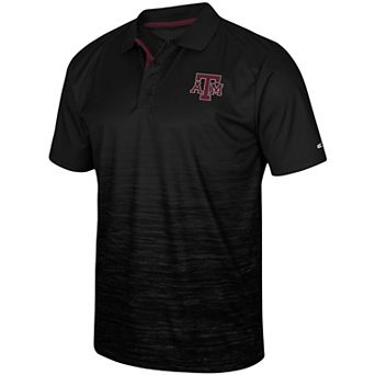 Men's Colosseum Black Texas A&M Aggies Marshall Polo