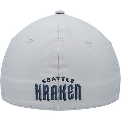Men's Fanatics Branded Gray Seattle Kraken Secondary Logo Flex Hat