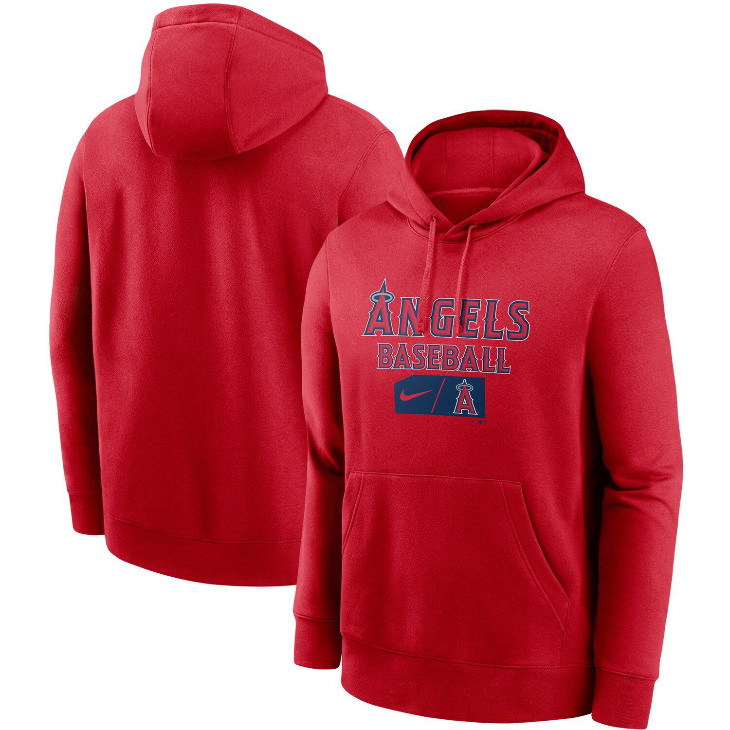 red nike hoodie mens