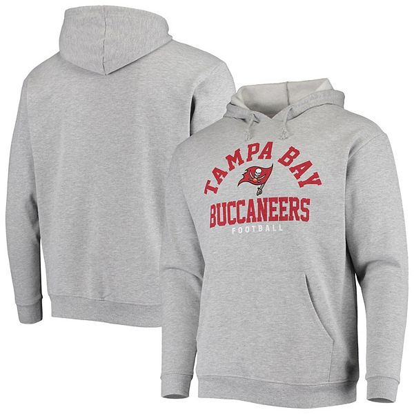 Men's Junk Food Heathered Gray Tampa Bay Buccaneers Lockup Arch