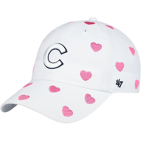 MLB Cleveland Indians Pink & White Baseball Cap