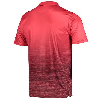 Men's Colosseum Scarlet Nebraska Huskers Marshall Polo