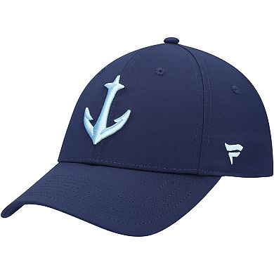 Men's Fanatics Branded Deep Sea Blue Seattle Kraken Secondary Logo Flex Hat