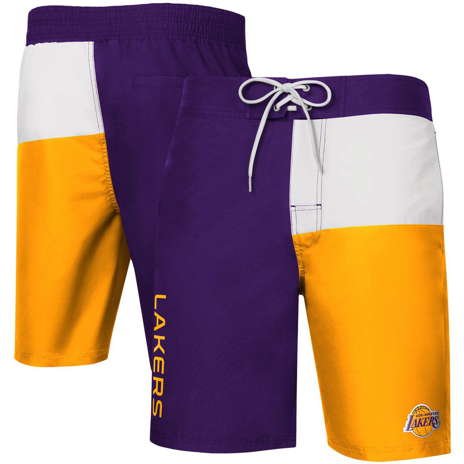 lakers swim trunks