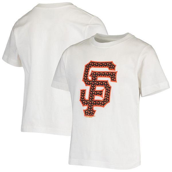 Lids San Francisco Giants Youth V-Neck T-Shirt - White/Black