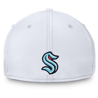 Men's Fanatics Branded White Seattle Kraken Wordmark Flex Hat