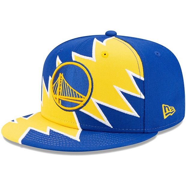 Youth New Era Royal/White Golden State Warriors Tear Snapback 9FIFTY Hat