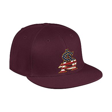 Men's adidas Maroon Arizona State Sun Devils Patriotic On-Field Baseball Fitted Hat