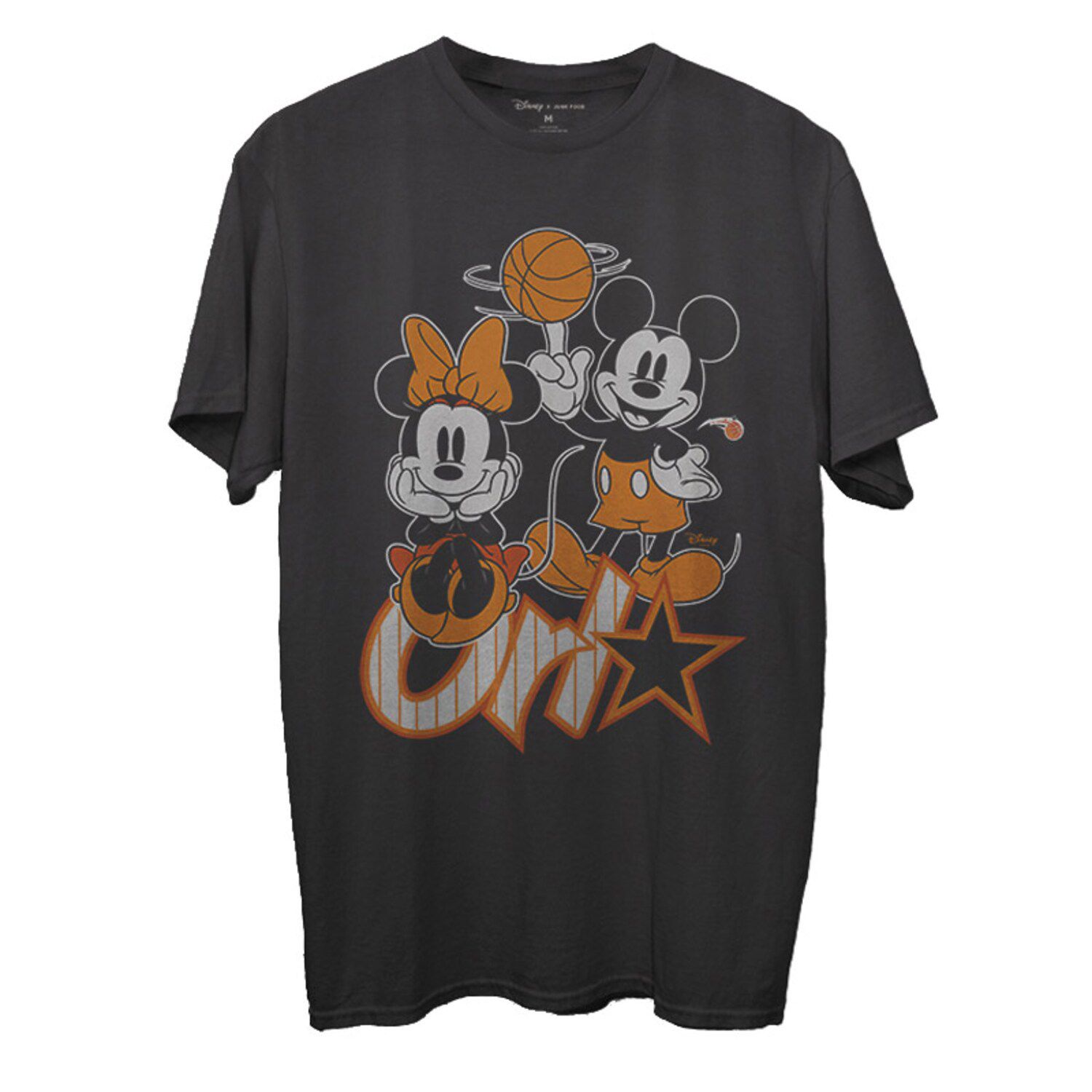 Image for Unbranded Men's Junk Food Black Orlando Magic Disney Mickey & Minnie 2020/21 City Edition T-Shirt at Kohl's.