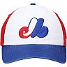 Men's '47 White Montreal Expos Logo Cooperstown Collection Clean Up Adjustable Hat