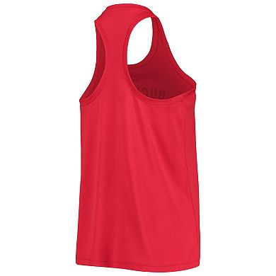 Women's Nike Scarlet Ohio State Buckeyes Arch & Logo Classic Performance Tank Top