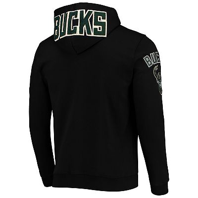 Men s Pro Standard Giannis Antetokounmpo Black Milwaukee Bucks Player Pullover Hoodie
