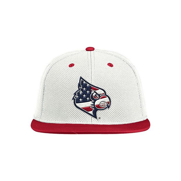 Louisville Cardinals adidas On-Field Baseball Fitted Hat - White