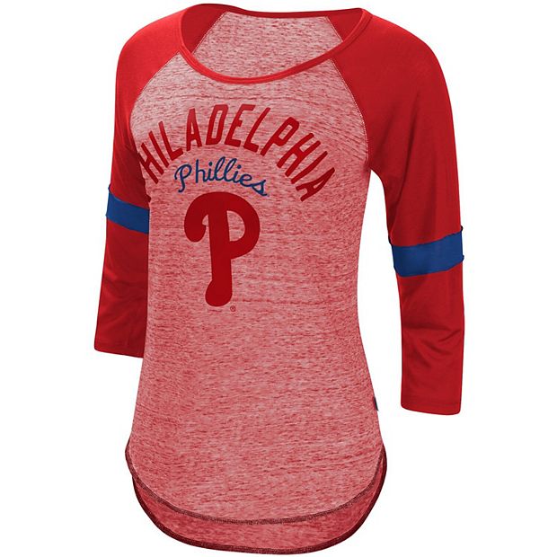 Official Ladies Philadelphia Phillies Long-Sleeved Tees, Phillies Ladies  Raglan, Long-Sleeve T-Shirts
